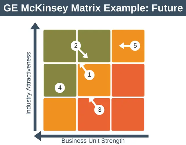 GE McKinsey Matrix Example: Future Position