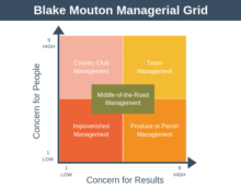 blake mouton managerial grid model
