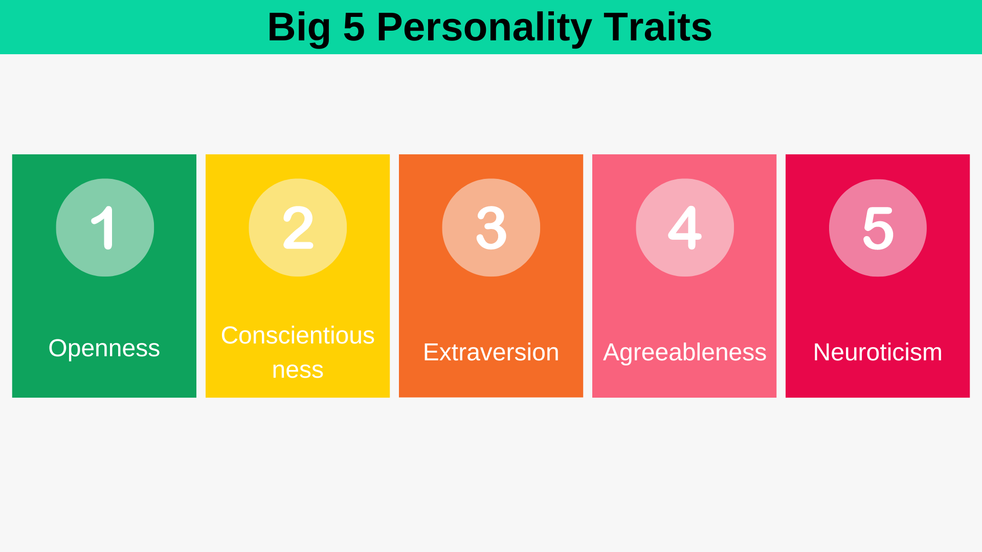 The Big 5 Model of Personality Explained